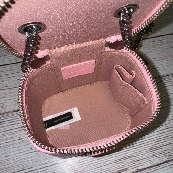 Marc Jacobs Leather Mini Vanity Crossbody Bag - Ribbon Pink - Picture 9 of 12